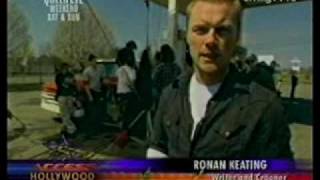 Boyzone - Ronan Keating and Leann Rimes on the set of Last Thing On My Mind