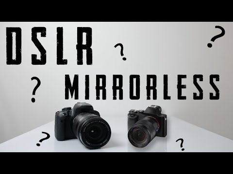 What is the difference between DSLR and mirrorless cameras?