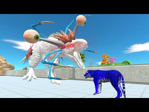 Albino T-Rex Death Run - Animal Revolt Battle Simulator