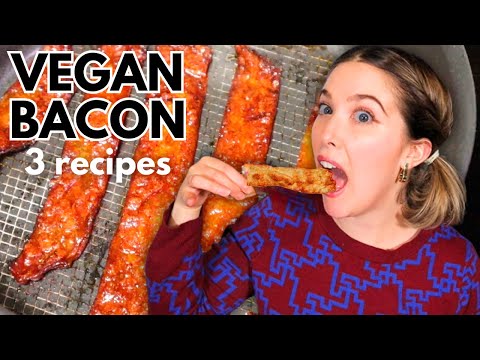 I made EVERY vegan bacon and these 3 are the BEST ONES 🥓