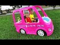 Diana And Her Barbie Car Camping Adventure