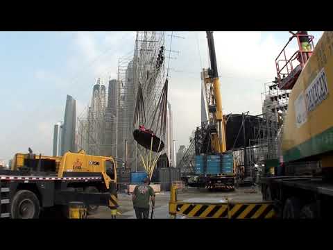 Human Catapult (BASE JUMP) - raw footage