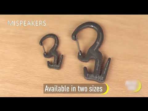 2pcs Outdoor Hook Aluminum Alloy 9 Shape Buckle Wind Rope