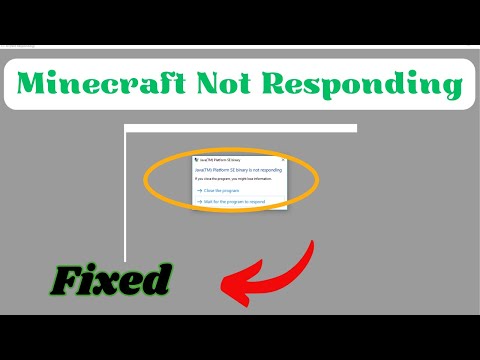 MR.LEARNING WAY - HOW TO Fix Minecraft Not Responding on Windows 11