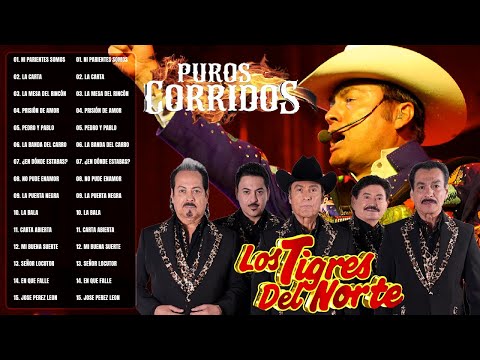 1 Hora De Puros Corridos De Los Tigres Del Norte Éxitos - Los Tigres Del Norte Mix 2024 Pa Pistear