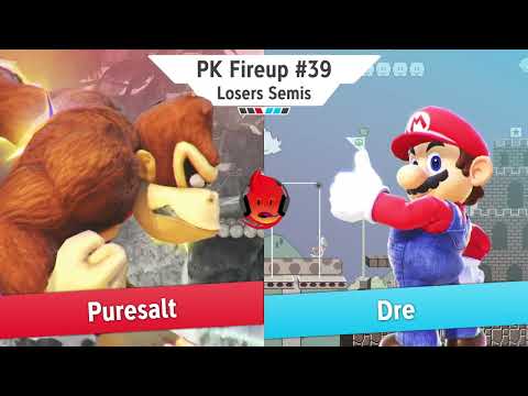 Puresalt (Palutena, Donkey Kong) vs Dre (Mario) - PK Fireup #39 Losers Semi Final