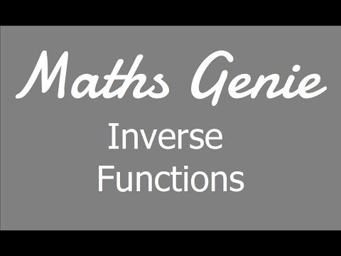 Inverse Functions