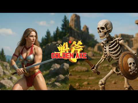 Golden Axe: All Characters Reimagined in Real Life with AI
