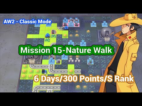 AW2 - Mission 15 - Nature Walk Grit - Classic Campaign | Advance War 1+2 Re-boot Camp