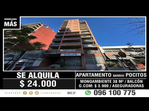 Video de YouTube - Apartamento Alquiler Pocitos Montevideo iMas.uy EN *