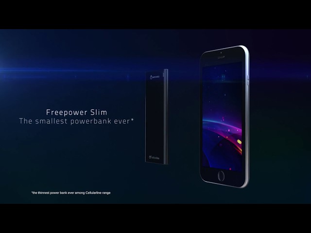 Video teaser for Freepower Slim 3000 | Cellularline #MoreOfYou