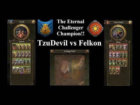 Dwarfs vs Lizardmen - TzuDevil vs Felkon!!