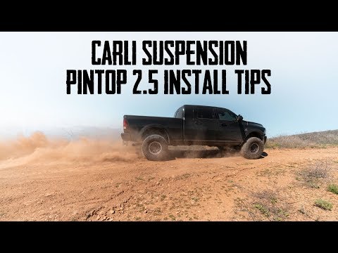 Carli Suspension Pintop 2.5 Installation Tips
