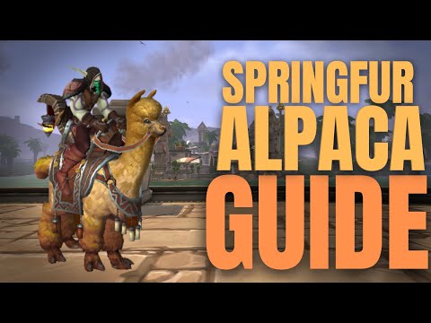 WoW How to get Springfur Alpaca Mount - WoW Mount Guide