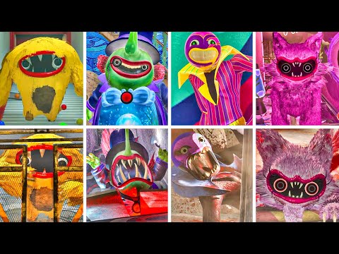 Joyville 1, 2 - All BOSSES and BOSSES DEATHS Scenes in BRIGHT MODE