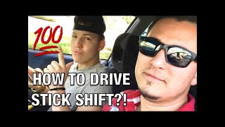 How To Drive A Manual Car Like A Pro! - Teaching My Friend How To Drive Manual