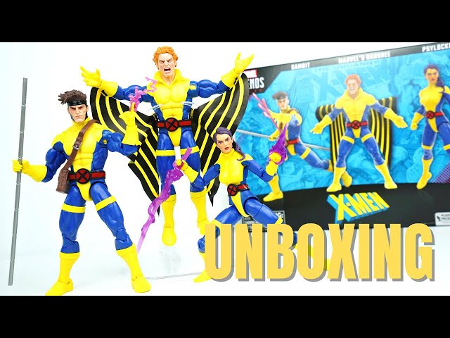 Vídeo relacionado con Marvel Legends Series Banshee, Gambit & Psylocke X-Men 60th Anniversary - Juego de figuras de acción de 6 pulgadas