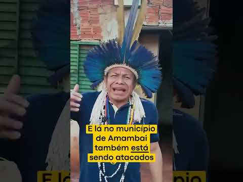 Daniel Lemes denuncia ordem de retirada, casas queimadas, ameaça de mais sangue em Amambai/MS