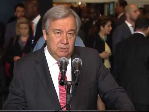 Antonio Guterres on Syria and UN