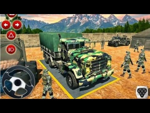 Army Cargo Truck Simulator 3D - US Airplane Vehicle Transporter Truck Driving - Android GamePlay #2