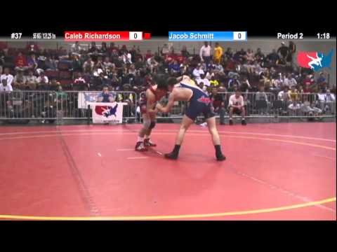 FILAJRFS: 55 KG / 121.25 lbs: Caleb Richardson (Finger Lakes) vs. Jacob Schmitt (Massa Maniacs)