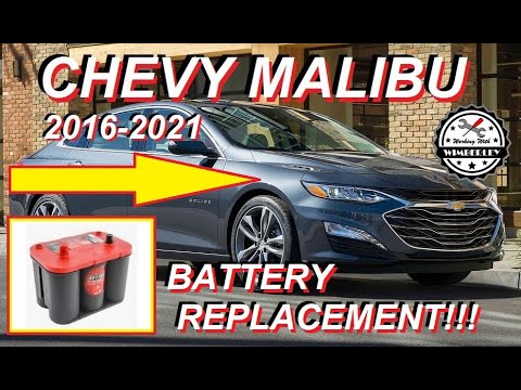 Chevy Malibu Battery Replacement & Installation 2016-2021 1.5L 2.0L DOHC VVT Turbo LS LT LTZ Premier