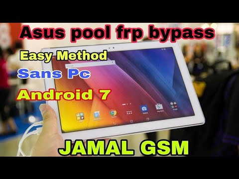 bypass frp Asus Zenpad pool android 7 says Pc/bypass Google Account P00C android 7 sans Pc 2023