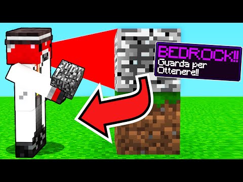 MINECRAFT MA OTTIENI I BLOCCHI CHE GUARDI!!