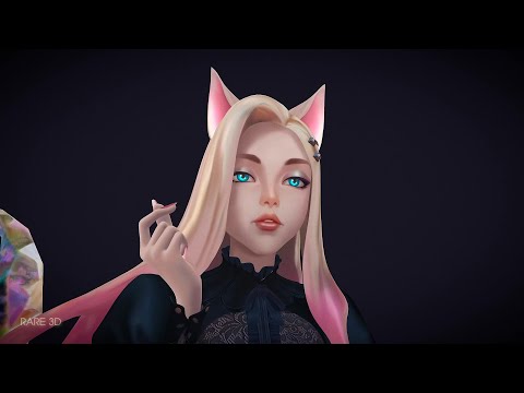 The Baddest KDA Ahri 3D Model