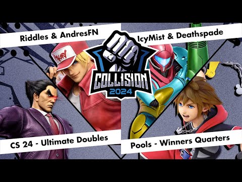 Collision 2024 Ultimate Doubles - Riddles & AndresFN vs IcyMist & Deathspade - Pools WQFs