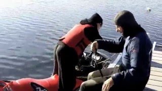 preview picture of video 'Waterski Record Set On Stoney Lake April 4-2010'