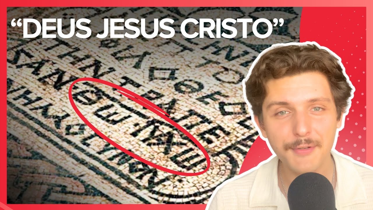 GRANDE DESCOBERTA: Mosaico da IGREJA PRIMITIVA Proclama “Deus Jesus Cristo”