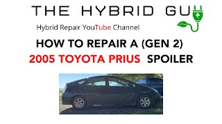 Toyota Prius Spoiler Repair