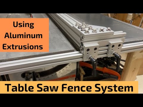 Table Saw Fence System Using Aluminum Extrusions (80/20) For Under $150