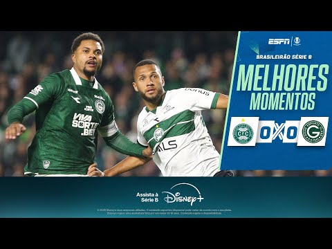 CORITIBA e GOIÁS EMPATAM em jogo com FINAL CAÓTICO pelo TOPO da SÉRIE B | Melhores Momentos