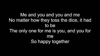 Gerard Way &amp; Ray Torro Happy Together Lyrics