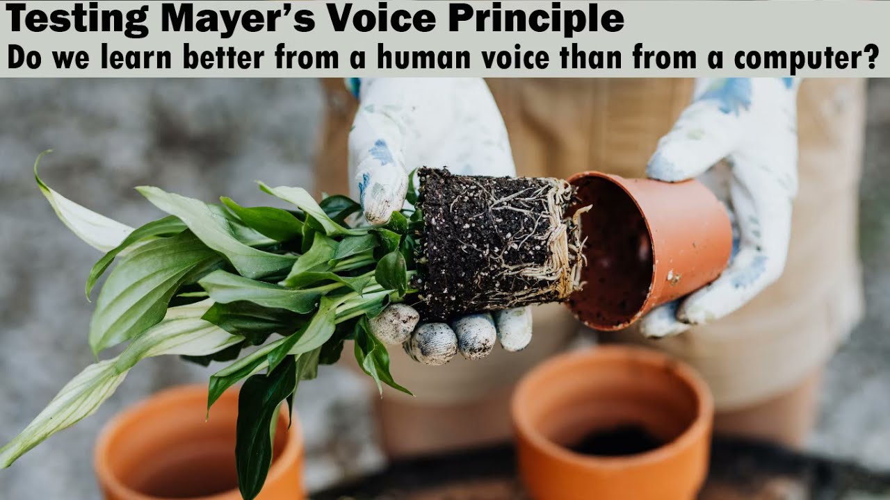 Do We Learn Better from a Human Voice?