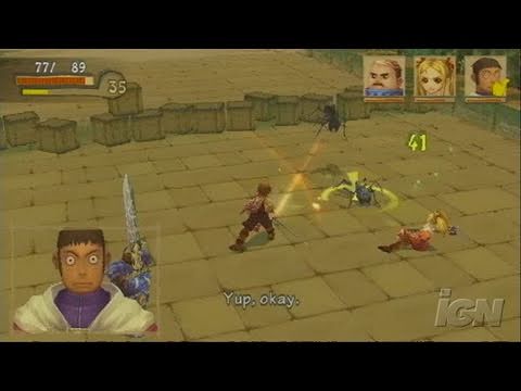 Radiata Stories PlayStation 2 Gameplay - Nice looking bridge