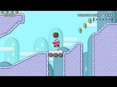 World 6-8 Slippery Spikelifts by 3rd Bunny - Super Mario Maker 2 - No Commentary 1ca