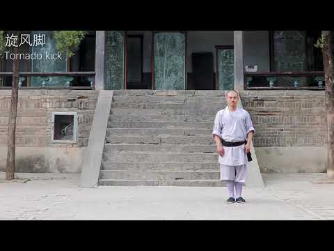 Shaolin basic kicks and stances.