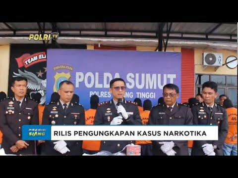 POLRES TEBING TINGGI RILIS KASUS NARKOTIKA BULAN MEI