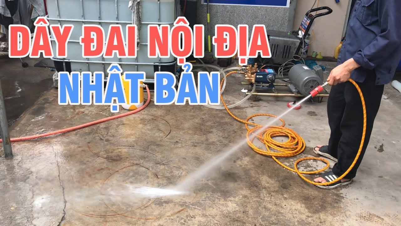 Máy rửa xe dây đai 5HP Nhật Bản - NB5 21