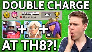 RANK 1 TH8 Uses INSANE NEW HITUP Army: NEVER SEEN BEFORE! Best Attack Strategy Clash of Clans