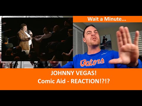 American Reacts JOHNNY VEGAS Comic Aid REACTION