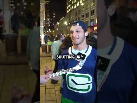 Anti-Habs fan: 'Gonna return this Canucks jersey later' 💀