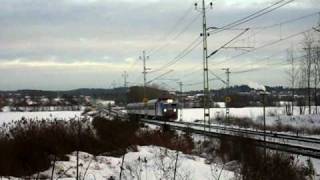 preview picture of video '[SJ] InterCity train from Stockholm C. heading for Göteborg C. close to Vårgårda.'