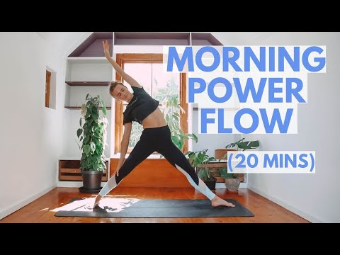 20 Min ENERGISING MORNING YOGA | Morning Power Yoga Flow