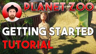 🦓 Planet Zoo Tutorial - How to Build a Habitat & Adopt / Care for your Animals 🐵