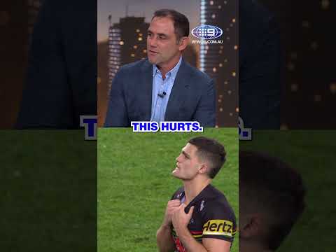 What Cam whispered to Nathan Cleary after the 2020 grand final... 👂 #9WWOS #NRL #shorts