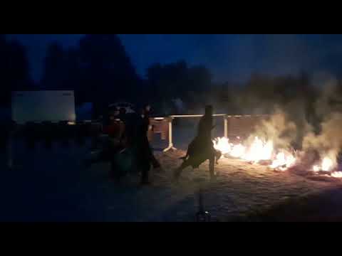 Ritterturnier in Öpfingen 2017-2/ Feuerturnier/ Abendprogramm beim Springturnier